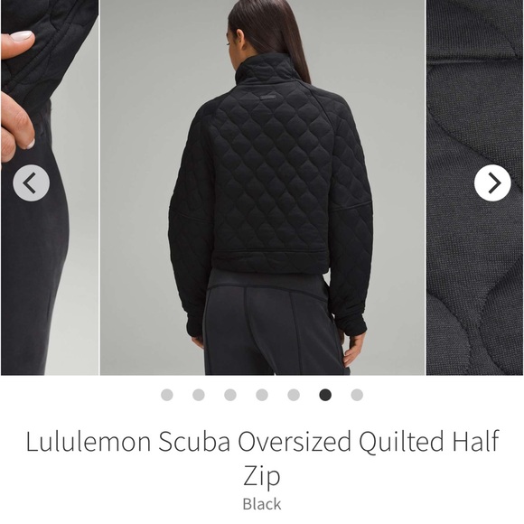 NEW with tags! Lululemon Scuba Oversized Quilted Half Zip
Black sz XL/XXL - Picture 11 of 12